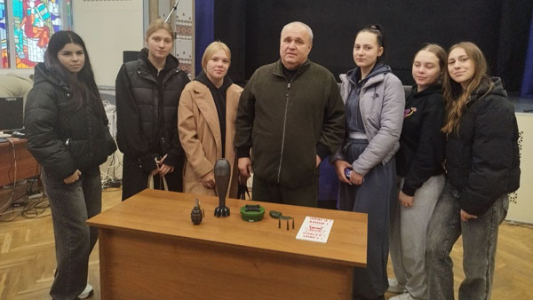 Лекція з безпеки життєдіяльності: «Ризики вибухонебезпечних предметів» у КПКМТС